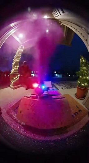 Package Thief Opens Exploding Glitter Box Doorbell Footage