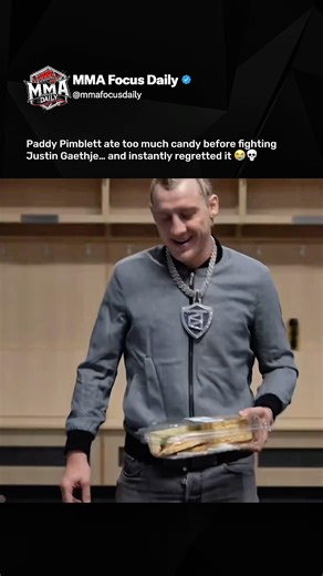 Too much candy before a fight? Paddy Pimblett says it went VERY wrong 😭