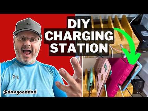 How To Build & Set Up A DIY Charging Station For iPhone, Android & More (No More Messy Cables!)