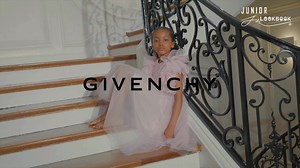 JUNIORLOOKBOOK.COM • JUNIOR LOOKBOOK proudly presents a vibrant Fall/Winter 2024 Givenchy's collection. Blending Parisian chic with the essence of youth, the new collection redefines contemporary fashion with a harmonious mix of street-inspired and preppy essentials. Girls' looks feature sporty yet whimsical outfits, from a fleece dress adorned with a "G" badge to frothy pink tulle creations straight from a fairy-tale. Ocelot prints, guipure lace adorned with golden flowers, and tonal pink ensem