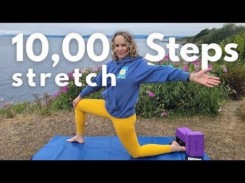 Post-Walk Yoga Stretch | Ideal for 10,000-Step Days | YWM 740
