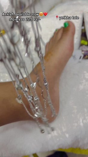 #anklet #dmfororder #ordernow #sscollection insta:- s.scollection #visitourshop #availablenow🦋 #onlineshopping
