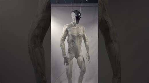 Creepy robot moves using 1,000 artificial muscles