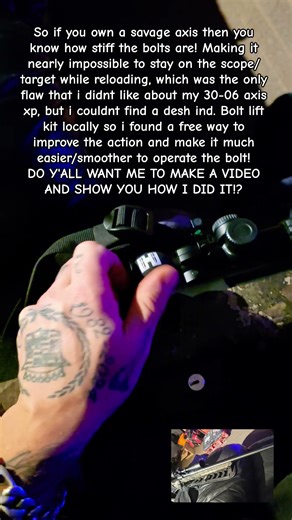 Savage Axis stiff bolt fixed at no cost!