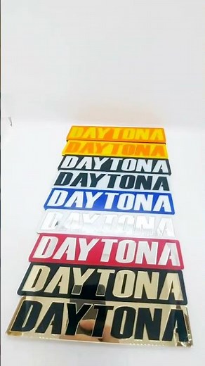 Custom Dodge Charger DAYTONA Emblem Set – Radiator Grille, Fender & Trunk | Acrylic/Mirror