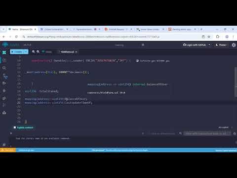 Solidity for beginners - Yield Farming Tutorial