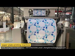 paper plate printing machine ( paper plate production line)