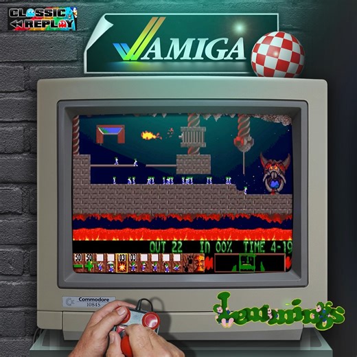 Lemmings is one of the smartest games the Amiga ever produced... #lemmings #commodore #commodoreamiga #retrogaming #nostalgia | Classic Replay