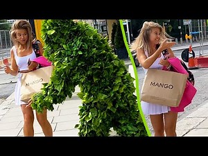 She didn't expect that at all. Bushman Prank