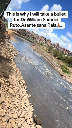 The Nairobi River Regeneration and Engineering Works Programme is progressing well. This includes the installation of new sewer lines and the comprehensive cleaning of the Nairobi River.These interventions will deliver a sustainable solution to the recurring flood menace that has long plagued Nairobi.President William Ruto means business.