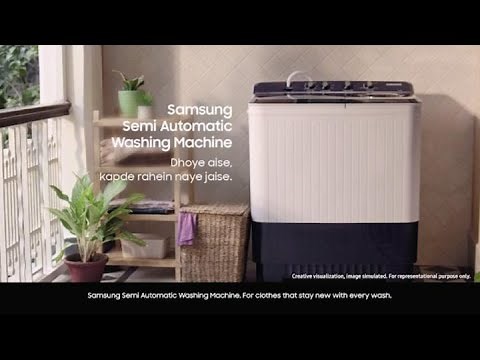 Samsung Semi-Automatic Washing Machine: Go easy on your clothes