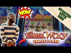 New Timber Wolf Triple Power Slot Machine is AMAZING! 💥 BIG WIN! HUGE PAY!💰