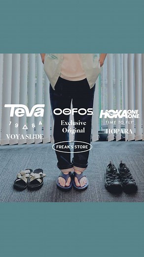 FREAK'S STORE | フリークス ストア on Instagram: "-SANDALS 3 ITEM,3 LOOK- 気温も上がり注目度も急上昇中！ 「TEVA」「OOFOS」「HOKA ONE ONE」の人気サンダルをプレス片岡( 身長:172cm )が、ご紹介！ HOKA ONE ONE HOPARA 問い合わせ番号:1072267400063 価格:¥16,500(tax in) サイズ:8/9/10 OOFOS 別注 Ooriginal 問い合わせ番号:1072075700152 価格:¥7,480(tax in) 着用サイズ:7/8/9 TEVA VOYA SLIDE 問い合わせ番号:1072189900551 価格:¥6,930(tax in) 着用サイズ:7/8/9/10 #freaksstore#フリークスストア #freaksstore23ss #freaksstore_fsmen #oofos#ウーフォス#teva#テバ#テバサンダル#hokaoneone#ホカオネオネ#サンダルコーデ#夏サンダル#スポサン#リカバリーサンダル#アウトドアコーデ#フェスコ