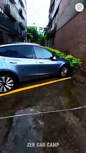 Awesome way to close Tesla charging port! ⚡️🚗 #shorts #tesla #modelY #tech