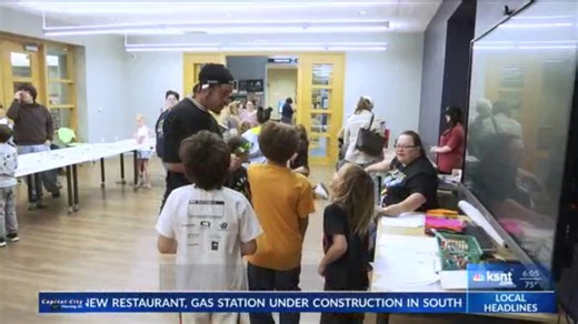 Kids enjoy LEGO week at the Topeka & Shawnee County Public Library