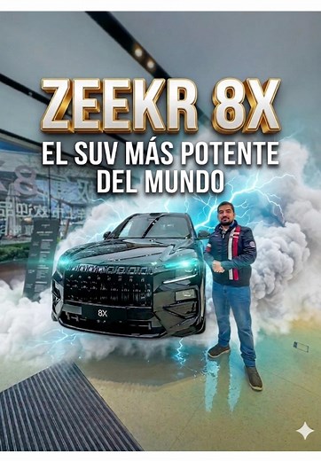 Zeekr 8X SUV: potencia, lujo y 0-100 en 2.9s