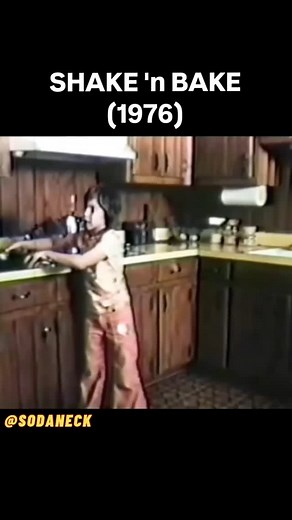 Sodaneck | The 1976 Shake 'N Bake commercial perfectly captures a warm family dinner moment. Two young girls help their mom coat chicken with the... | Instagram