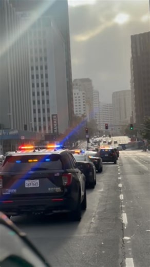 1.3K views · 10K reactions | Today’s procession for Sergeant Shiou Deng. A line of police cars, all honoring the life and work of a selfless hero : @lapdwestla | LAPD Headquarters | Facebook