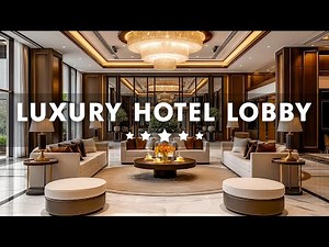 Luxury Hotel Lobby Music - Relaxing Jazz Saxophone Music | Calm Background Music for Stress Relief