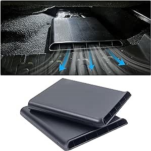 TOPINSTALL for Rear Passenger Vent Deflectors Compatible with 2021-2024 Chevy Tahoe/Suburban/GMC Yukon, Warmer Winter Air Vent Extension Accessories Under Seat Vent Directional
