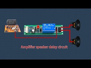 Simple speaker delay circuit