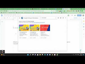 Form Builder Plus Install from a Google Doc