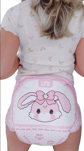 🍼✨ LittleForBig Baby Usagi Adult Diapers! 🎉