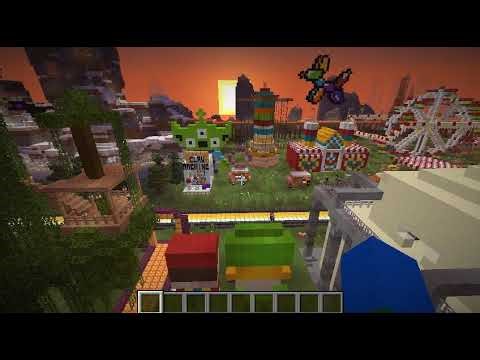 Minecraft into the forever world: mini Eiffel Tower & new swords woman at dollhouse build