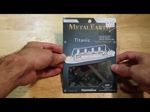 Metal Earth Titanic Model - Introduction