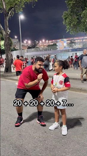 Twenty plus twenty, plus twenty, plus seven… 🎶😂 SIX SEVEN 🥹❤️ #completeamusica #sixseven #Flamengo