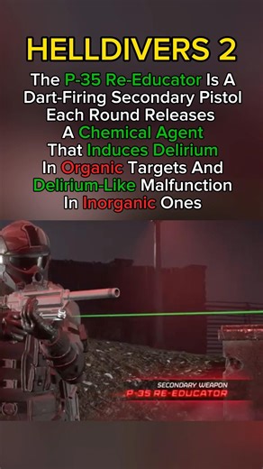 The New P-35 Re-Educator Causes Delirium - Helldivers 2