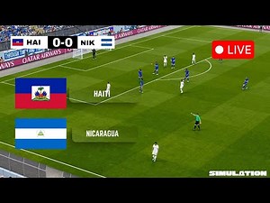 🔴LIVE: Haiti vs Nicaragua | FIFA World Cup Concacaf qualifiers | Full PES 21 Match Simulation