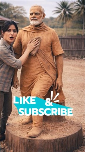 From Raw Wood to Narendra Modi | Life-Size Wooden Statue