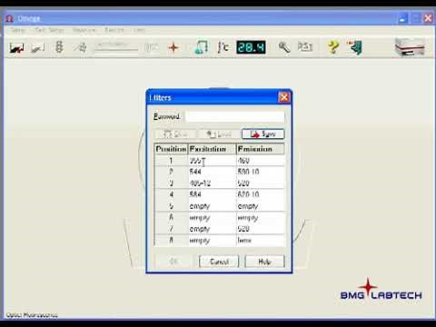 Changing Filters in the Software