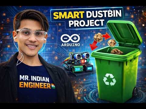 Samrt Dustbin using Arduino Uno | How to create Smart Dustbin I Smart Dustbin Kaise Banaye #robotics