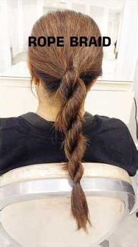 ROPE BEADS HAIR TUTORIAL TRY IT #hair #viral 👍 🫶 💯 💫