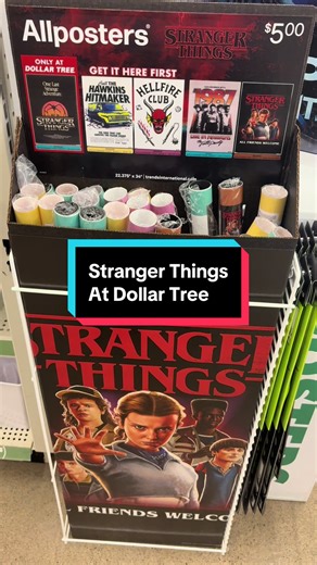 Find Stranger Things Merchandise at Dollar Tree