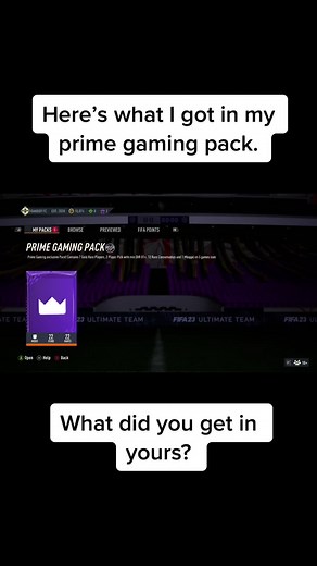 Free prime gaming back when you have your amazon prime and ea accounts linked! Make sure to go and claim yours! #fifa #ultimateteam #prime #primegamingpack #primegaming