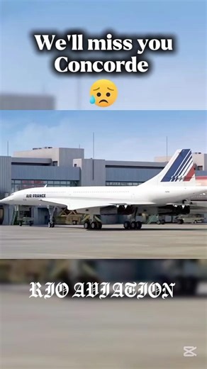​The Rise and Fall of the Supersonic Legend💔#airplane #concorde #supersonic #aviation