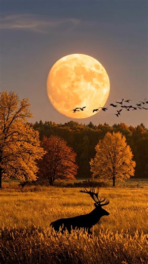 🌕 Mark Your Calendar! Hunter’s Supermoon – October 7, 2025 ✨ On this night, the Hunter’s Moon rises as a brilliant Supermoon, glowing larger and brighter than usual. Bathed in fiery autumn light, it will illuminate forests, lakes, and fields with a golden aura. 🍂 What makes it special? • Appears up to 14% larger and 30% brighter than a regular Full Moon. • Best viewed at moonrise, when it glows orange near the horizon. • Known as the “Hunter’s Moon,” it once guided hunters through crisp autumn
