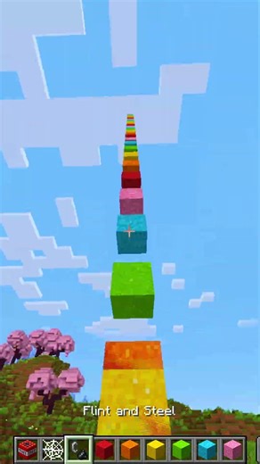 Rainbow TNT in Minecraft