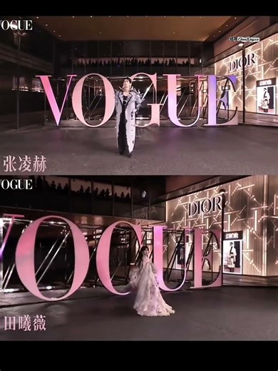 You guys planned this together, didn’t you? That’s way too in sync! 🥺💞 #张凌赫 #田曦薇 #fyp #catwalk