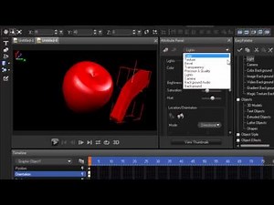 Corel MotionStudio 3D, create an object from a picture.