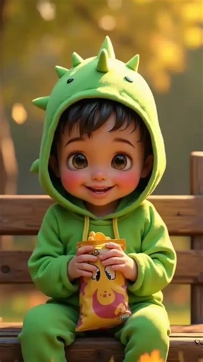 “The Little Golden Retriever Who Saved the Little Dino Kid 🦖❤️🐶”