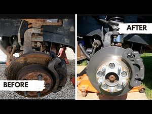 Jeep Liberty Project Pt. 7- Front Suspension and Brakes
