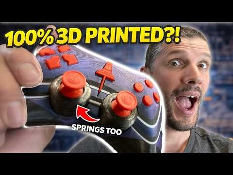 I Designed a Fully 3D Printed Game Controller (Even the Springs)