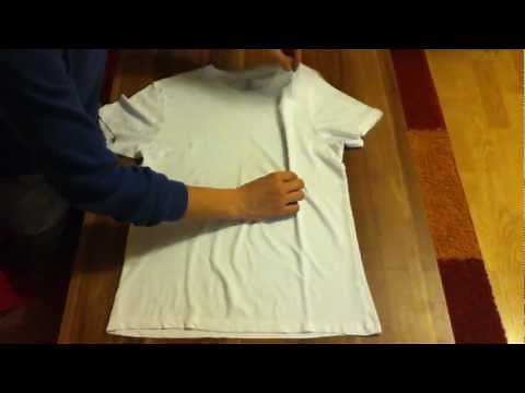How to: T-Shirt schnell falten - T-Shirt schnell falten Tutorial