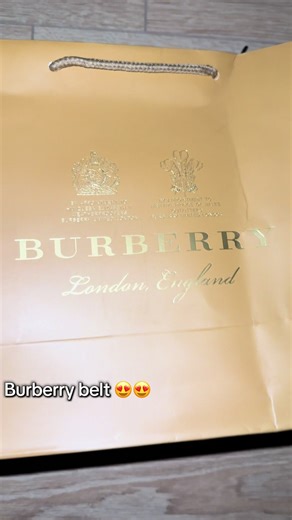 Burberry Belt: 10/10 Style for Just 10€