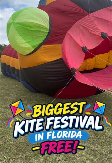 Get ready for Florida’s BIGGEST (FREE) kite festival! 🌈🪁 The sky will be filled with hundreds of colorful kites, including HUGE show kites like a 100-foot flying octopus, giant whale, flying astronaut, stingray and more! 🐙🐋 🚗 Parking is $10 per car and fills up early, so carpooling/rideshare is encouraged. 📍 Haulover Park | Miami Beach, FL 10800 Collins Avenue, Miami, FL 33154 📅 October 24–25, 2026 ⏰ 12 PM–5 PM 🪁 MY TIPS FOR GOING: ☑️ Bring your own kite— I got mine at Dollar Tree, so it