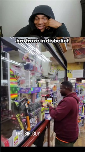 Bro turned around like he saw a ghost